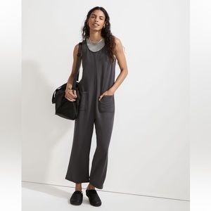 Madewell Superbrushed Pull-On Fleece Jumpsuit